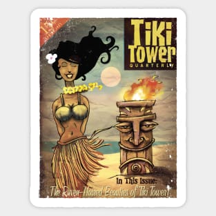 Tiki Tower Quarterly Sticker